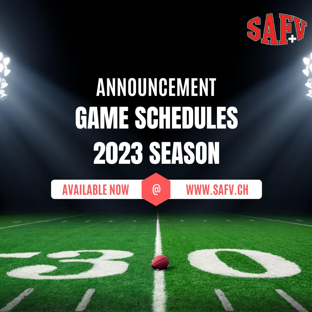 Game Schedule 2023